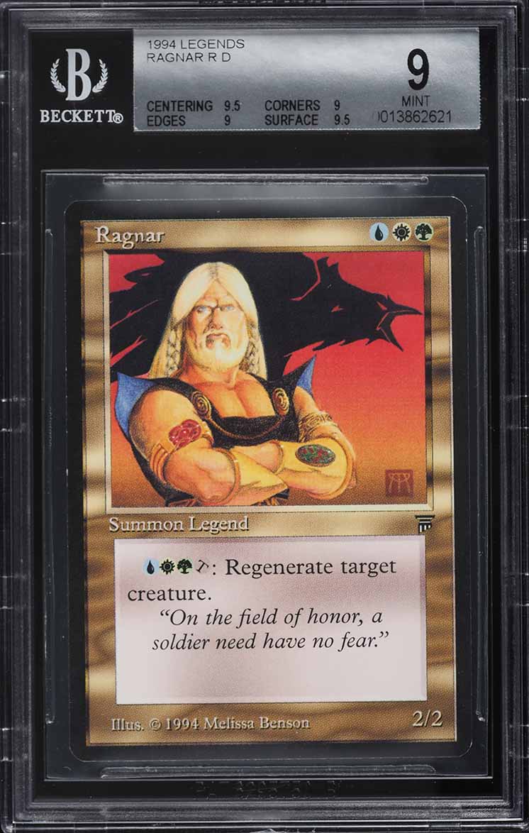 1994 Magic The Gathering MTG Legends Ragnar R D BGS 9 MINT