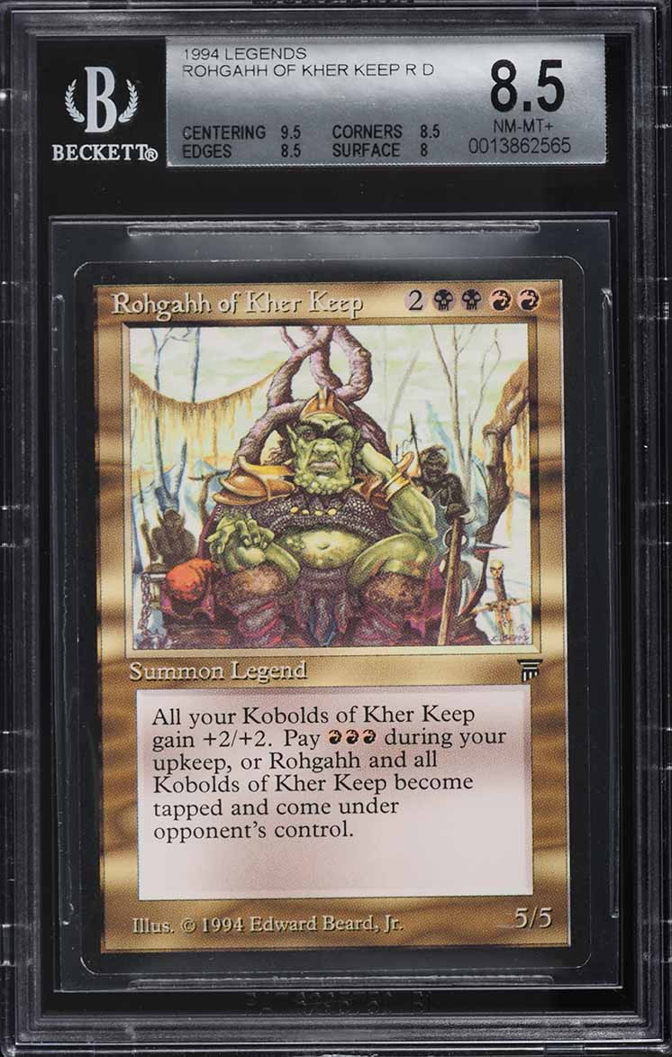 1994 Magic The Gathering MTG Legends Rohgahh Of Kher Keep R D BGS 8.5 NM-MT+