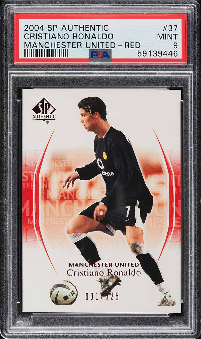 2004 SP Authentic Manchester United Red Cristiano Ronaldo /325 #37