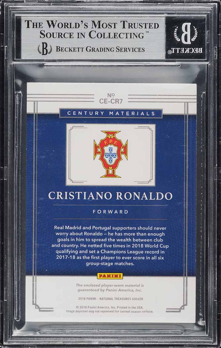 2018 National Treasures Century Bronze Cristiano Ronaldo PATCH JSY