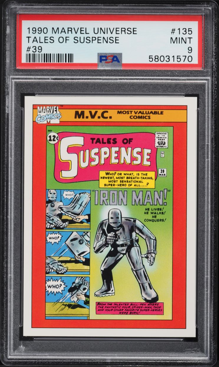 1990 Impel Marvel Universe Tales Of Suspense #39 #135 PSA 9 MINT