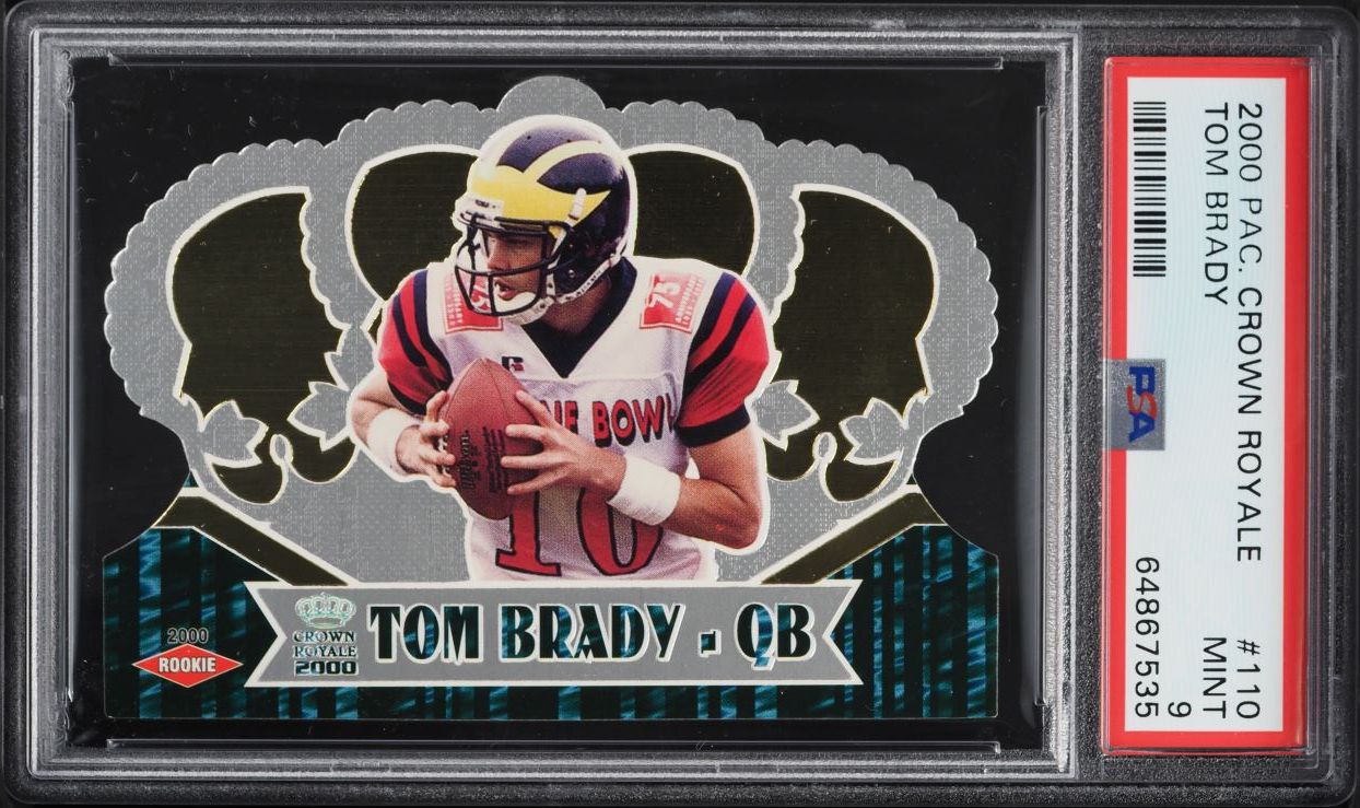 2000 Pacific Paramount Holo Gold Tom Brady ROOKIE /130 #138 PSA 10