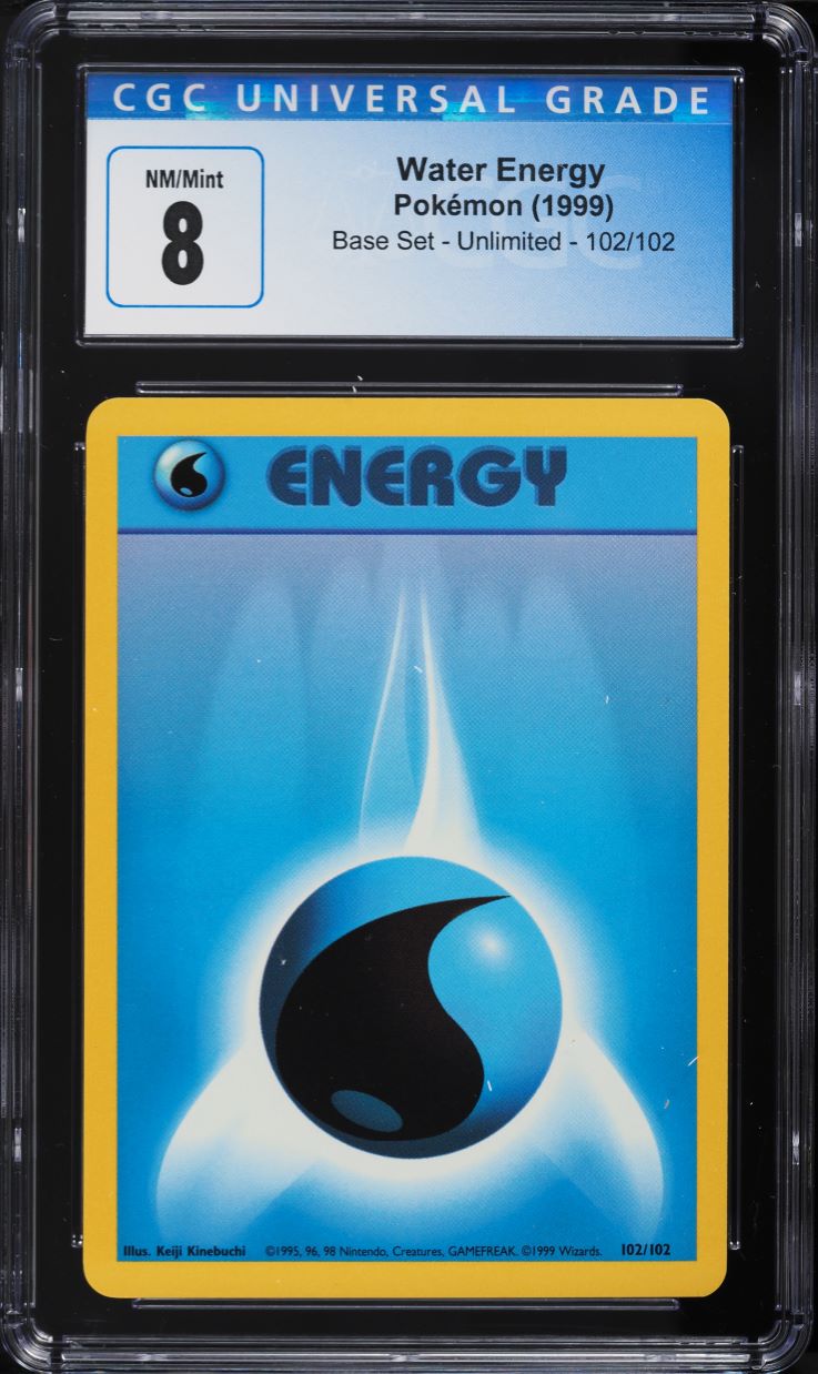 1999 Pokemon French Base Set 1st Edition Water Energy #102 CGC 10 GEM MINT on Fanatics Collect 1999 Pokemon French Base Set 1st Edition Water Energy #102 CGC 10 GEM MINT on Fanatics Collect