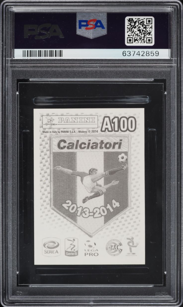 2013 Panini Calciatori Aggiornamenti Bruno Fernandes ROOKIE #A100 PSA 9 MINT