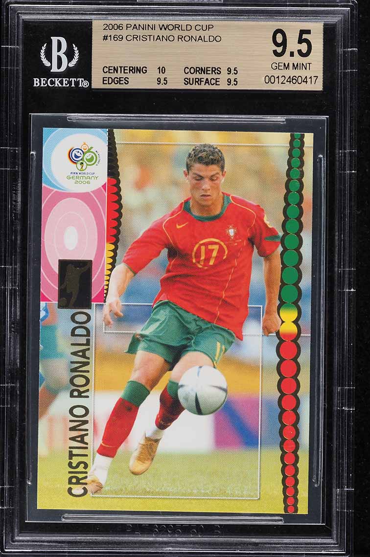 2006 Panini World Cup Germany Cristiano Ronaldo #169 BGS 9.5 GEM
