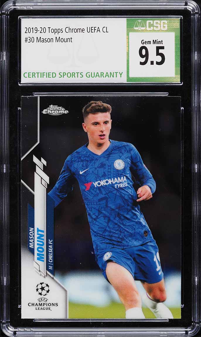 その他 Topps UCL chrome Mason Mount RC /150 2019 Topps Chrome UEFA Mason Mount ROOKIE #30 CSG 9.5 GEM MINT on