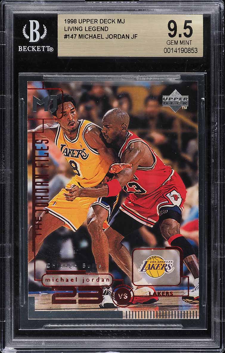 1998 Upper Deck Living Legend Michael Jordan w/ Kobe Bryant #147 BGS 9.5 GEM