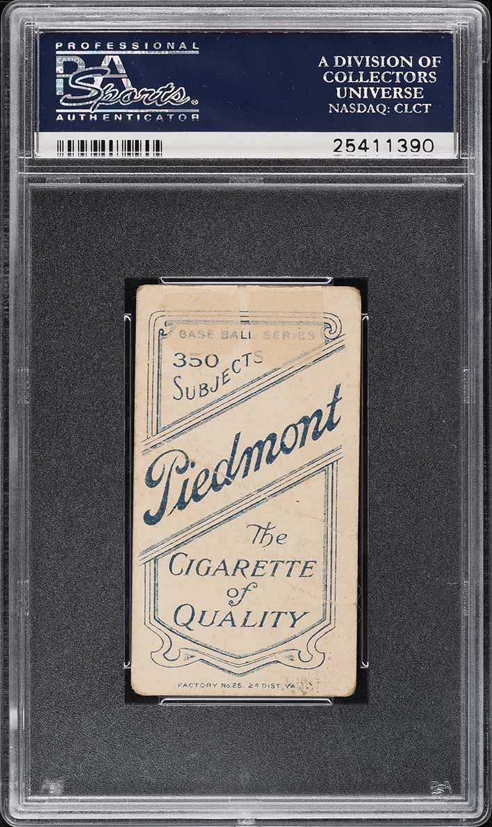 1909-11 T206 Stoney McGlynn PARTIAL DOUBLE NAME PSA 1 PR
