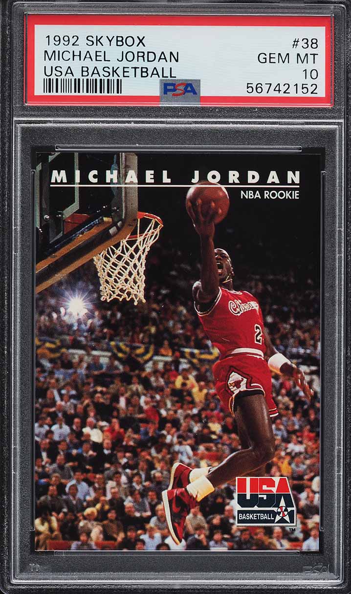 1992 Skybox USA Basketball Michael Jordan #38 PSA 10 GEM MINT on