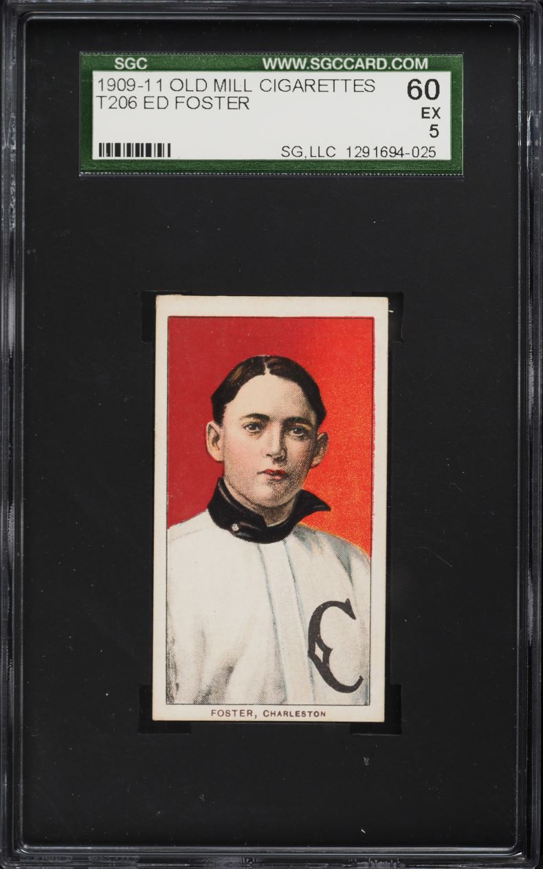 1909-11 T206 Ed Foster OLD MILL SGC 5 EX