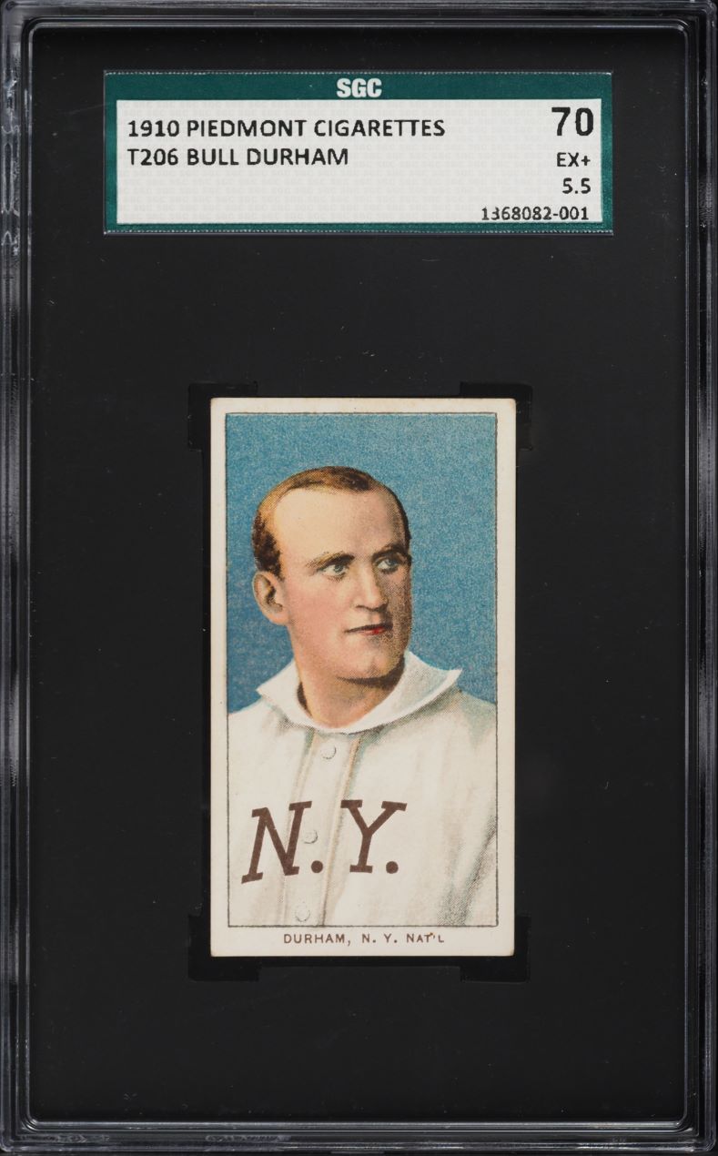 1909-11 T206 Bull Durham PIEDMONT SGC 5.5 EX+