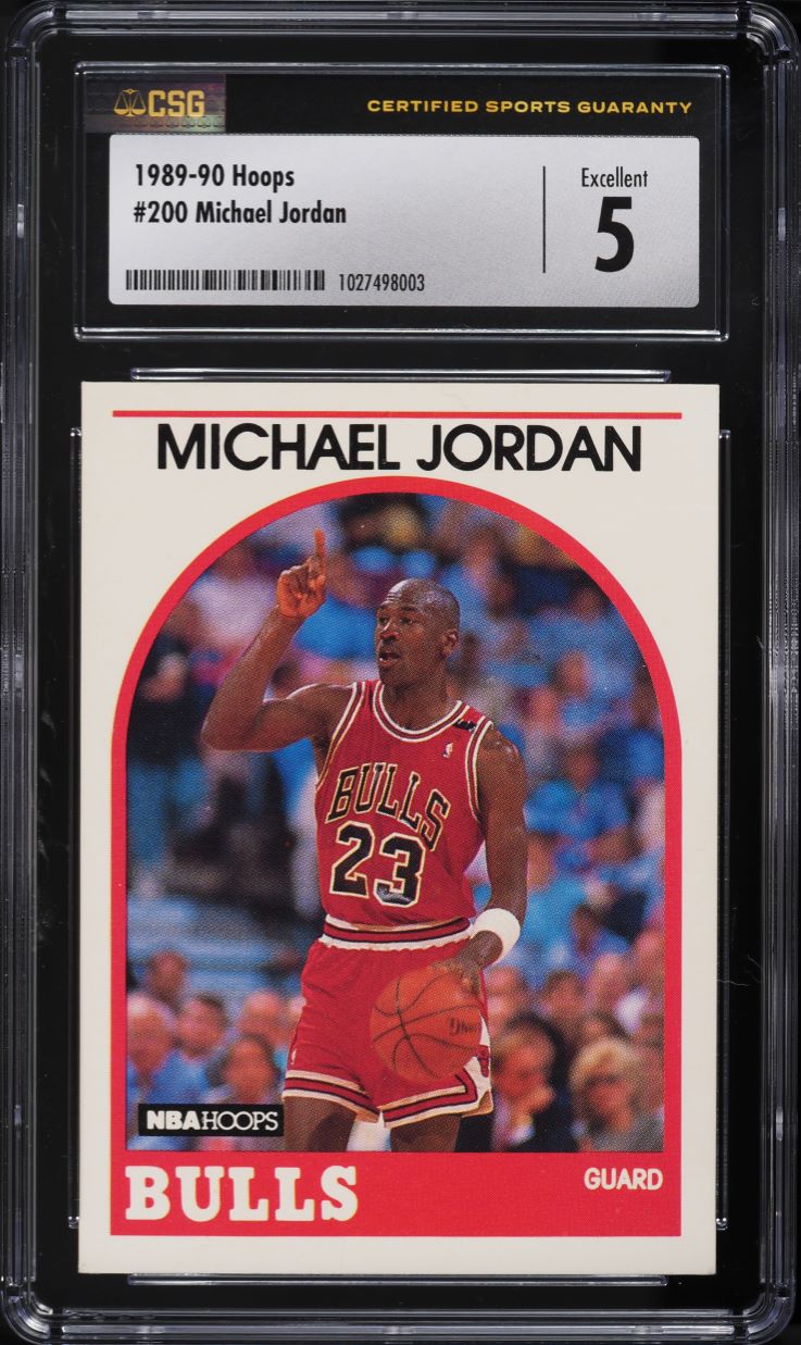 1989 Hoops Michael Jordan #200 CSG 5 EX
