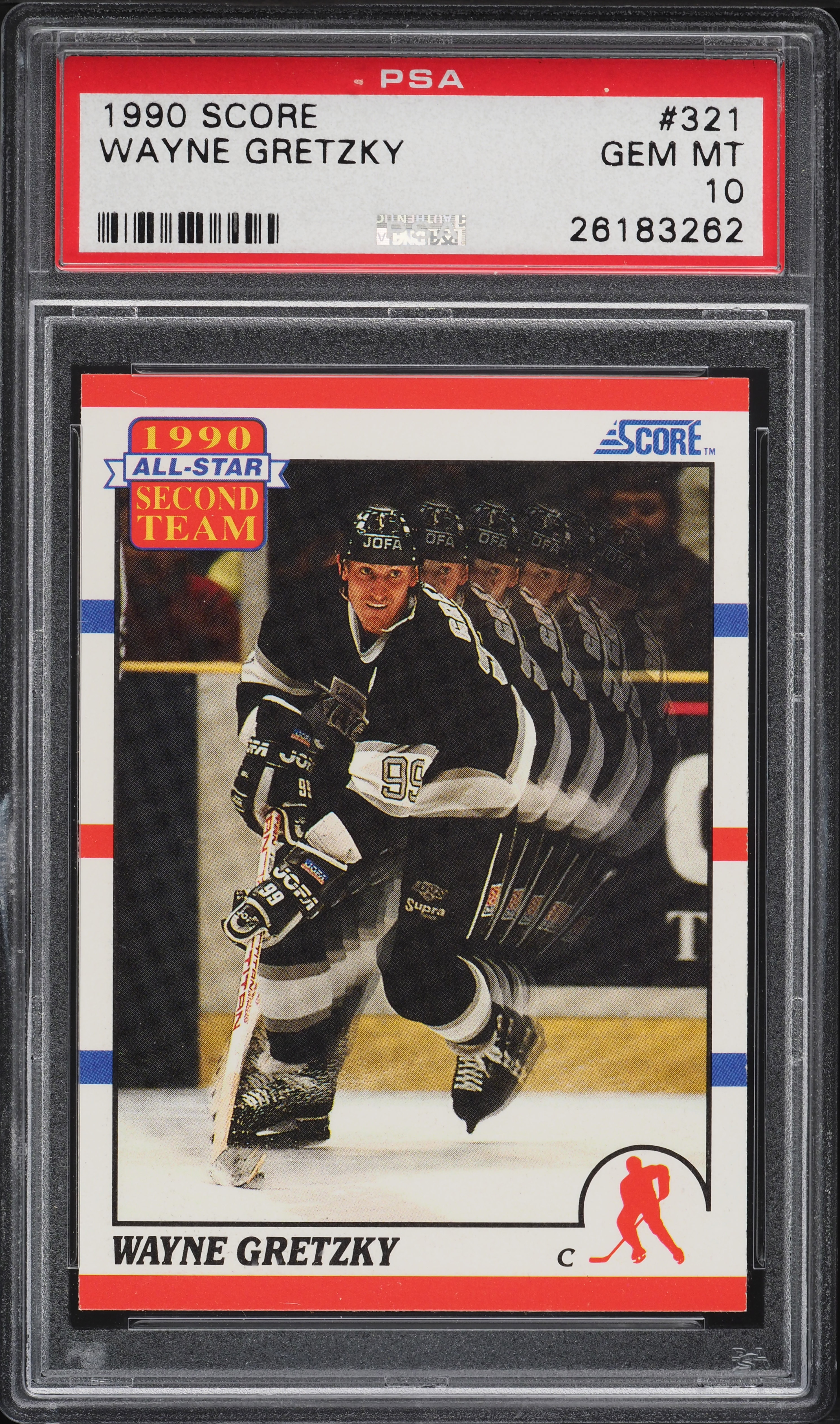 1990 Score Hockey Wayne Gretzky #321 PSA 10 GEM MINT on Fanatics