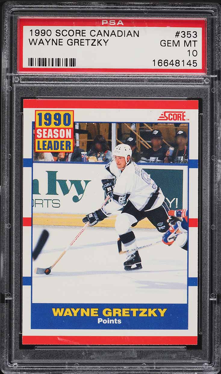 1990 Score Canadian Wayne Gretzky #353 PSA 10 GEM MINT