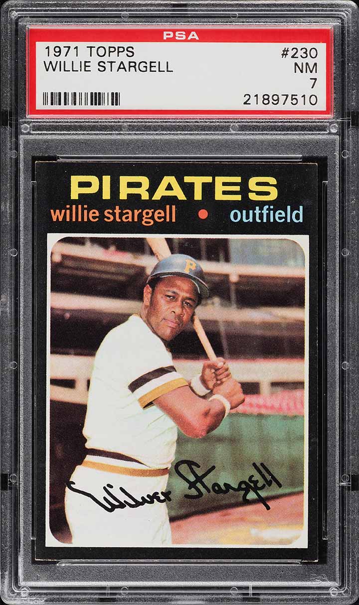 1971 Topps Willie Stargell #230 PSA 7 NRMT