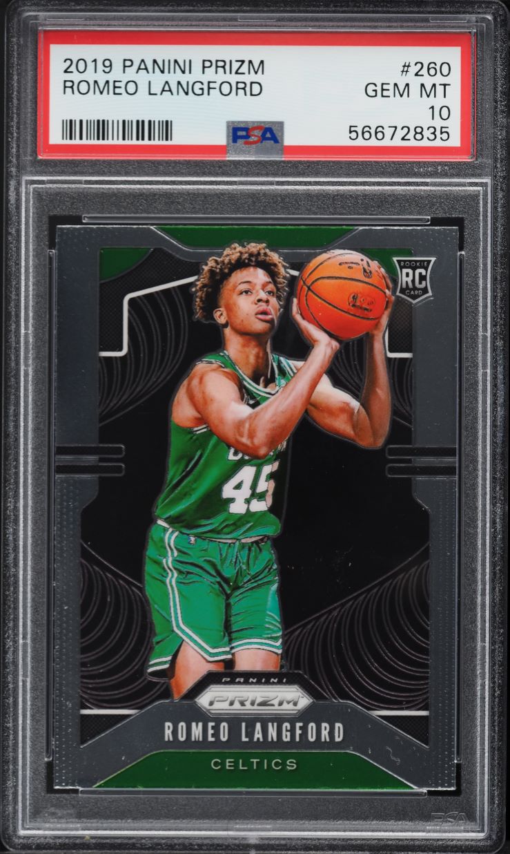 2019 Panini Prizm Romeo Langford ROOKIE #260 PSA 10 GEM MINT