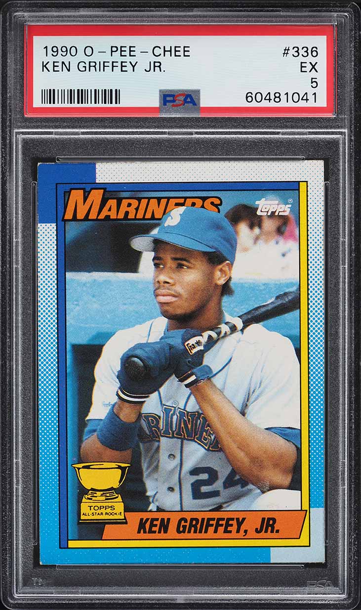 1990 O-Pee-Chee Ken Griffey Jr. #336 PSA 5 EX