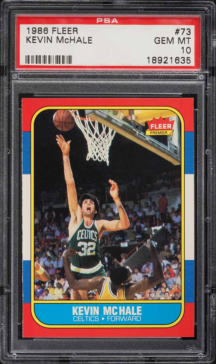 1986 Fleer Basketball Kevin McHale #73 PSA 10 GEM MINT