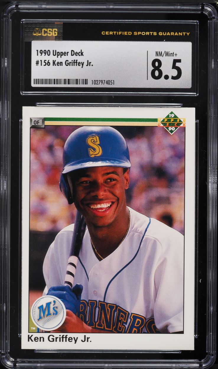 1990 Upper Deck Ken Griffey Jr. #156 CSG 8.5 NM-MT+
