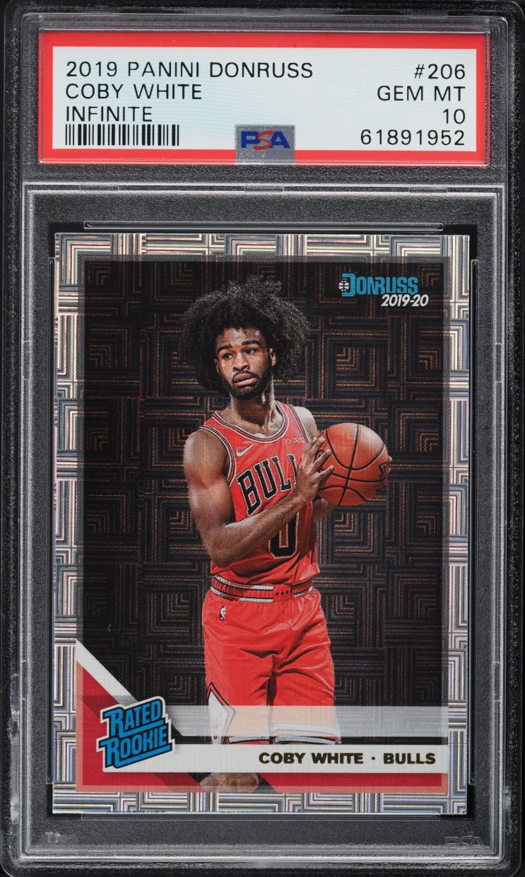 2019 Donruss Infinite Coby White ROOKIE #206 PSA 10 GEM MINT