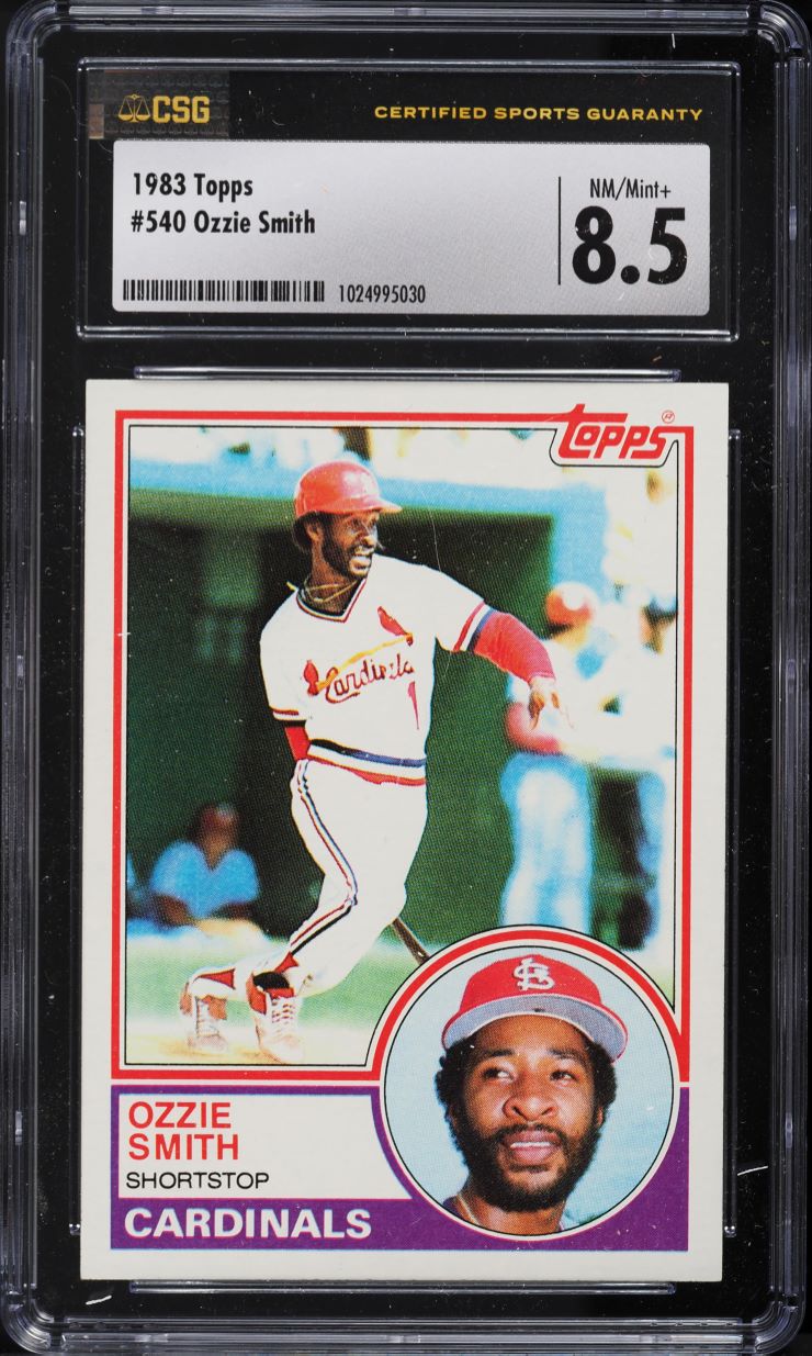 1983 Topps Ozzie Smith #540 CSG 8.5 NM-MT+