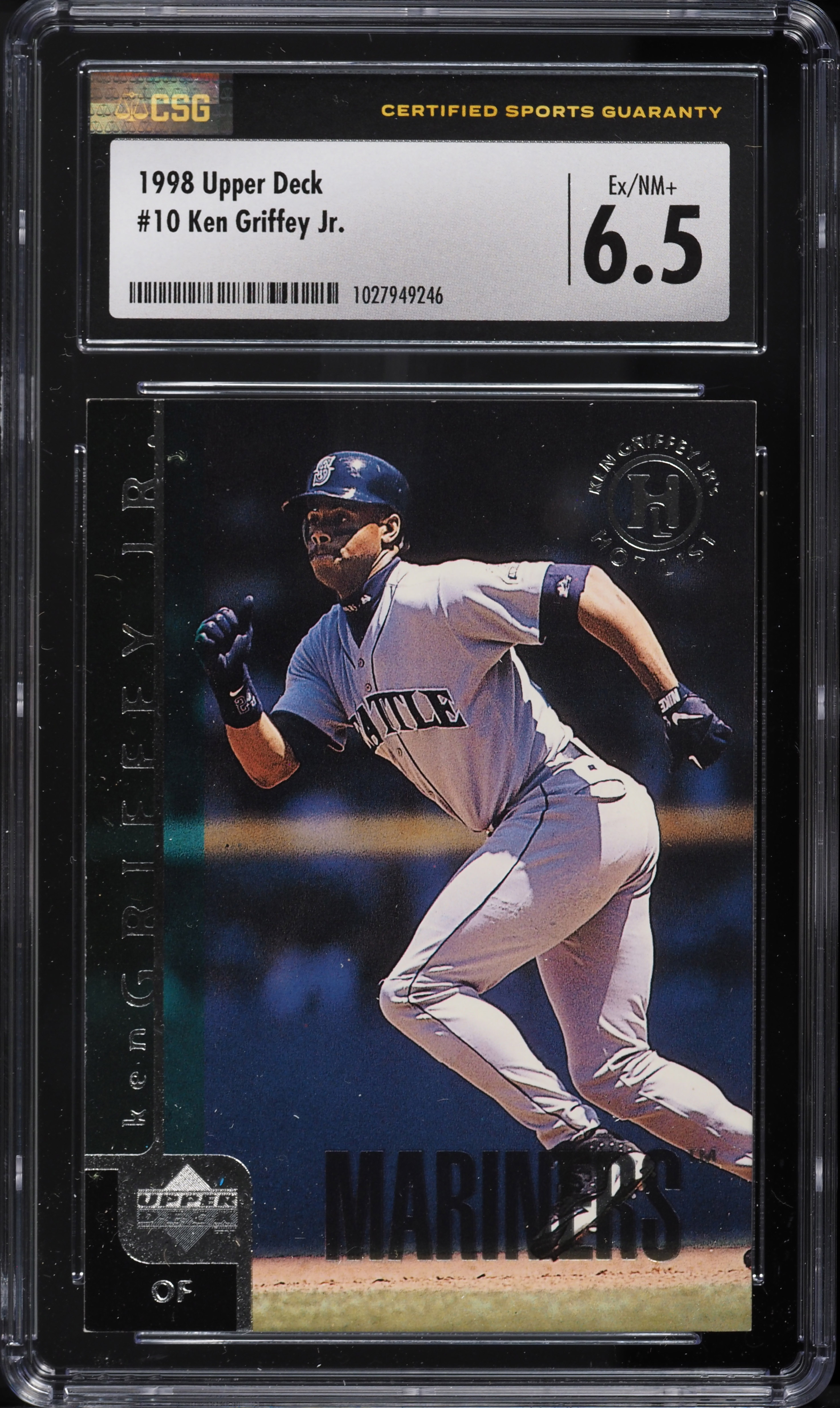 1998 Upper Deck Ken Griffey Jr. #10 CSG 6.5 EXMT+ on Fanatics Collect