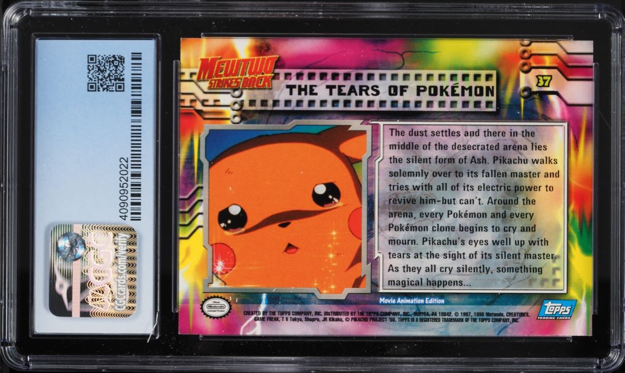 pokemon the first movie cards value Pokemon The First Movie 1999 Topps Blue Logo Booster Box – TBC Games