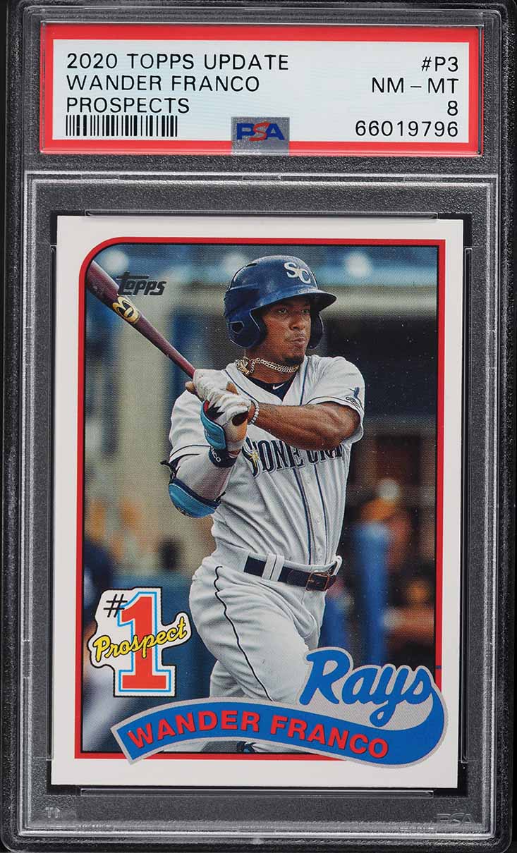 2020 Topps Update Prospects Wander Franco ROOKIE #P-3 PSA 8 NM-MT