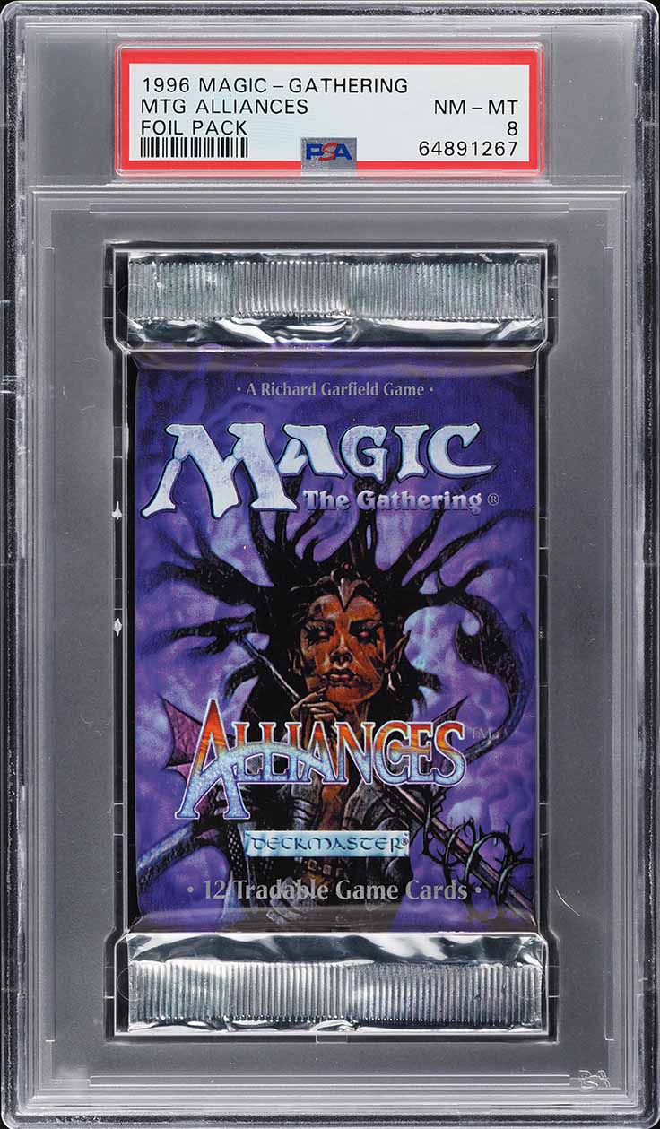 alliances mtg booster box 6 packs opened! Lets get a Force of Will!!! and 1 token/ad card Alliances Booster Box Case 