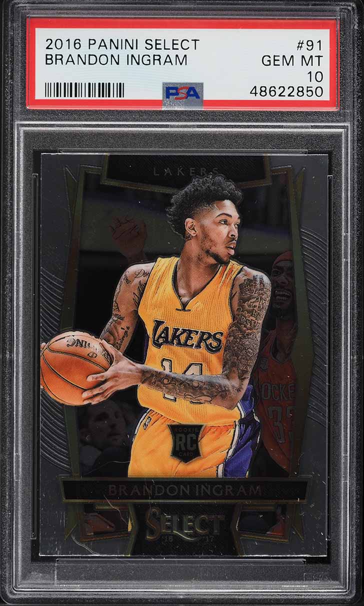 2016 Select Concourse Brandon Ingram ROOKIE #91 PSA 10 GEM MINT