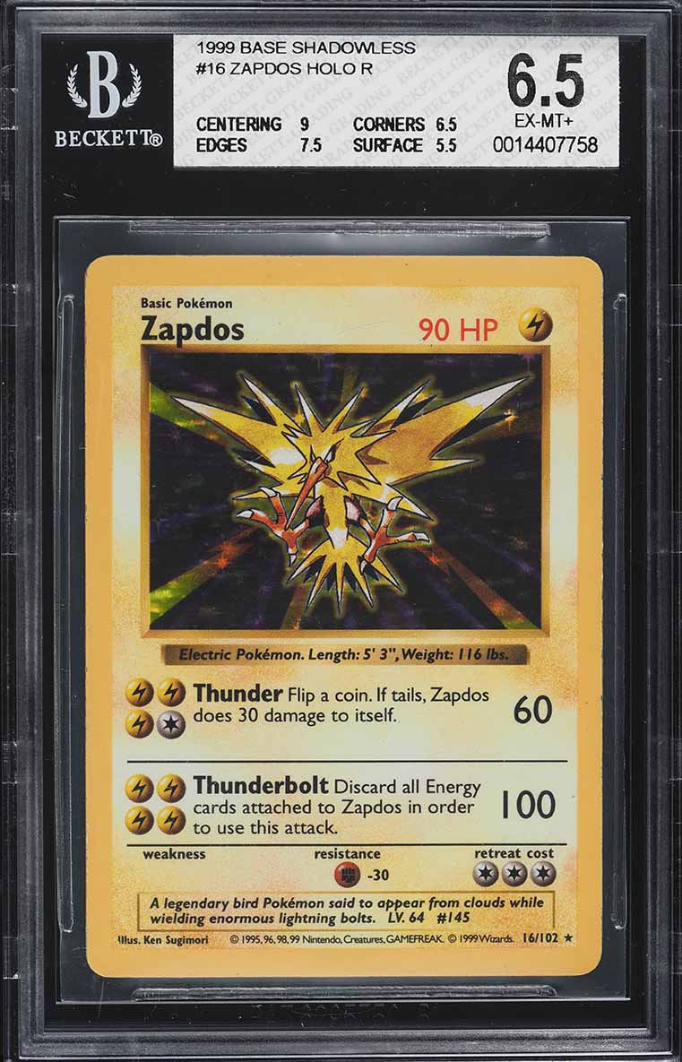 zapdos holo pokemon card Zapdos (Cosmos Holo) - Miscellaneous Cards & Products [HOLO]