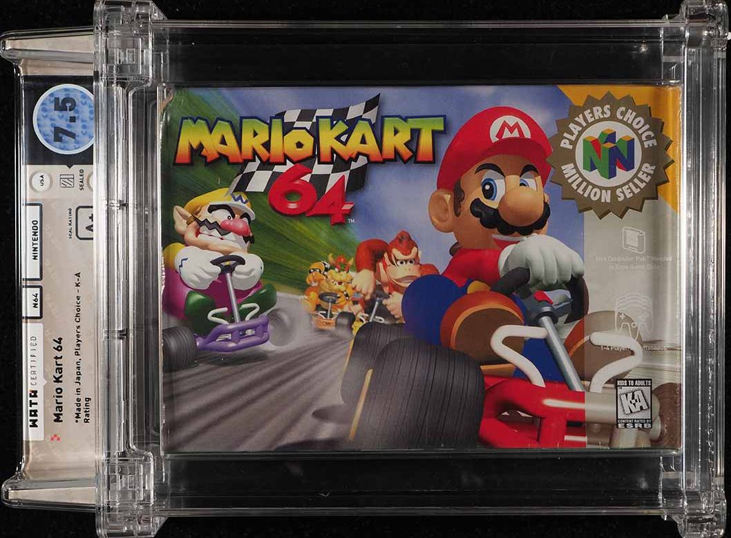 Mario Kart 64 (Nintendo 64 N64) WATA 7.5 A+ Sealed