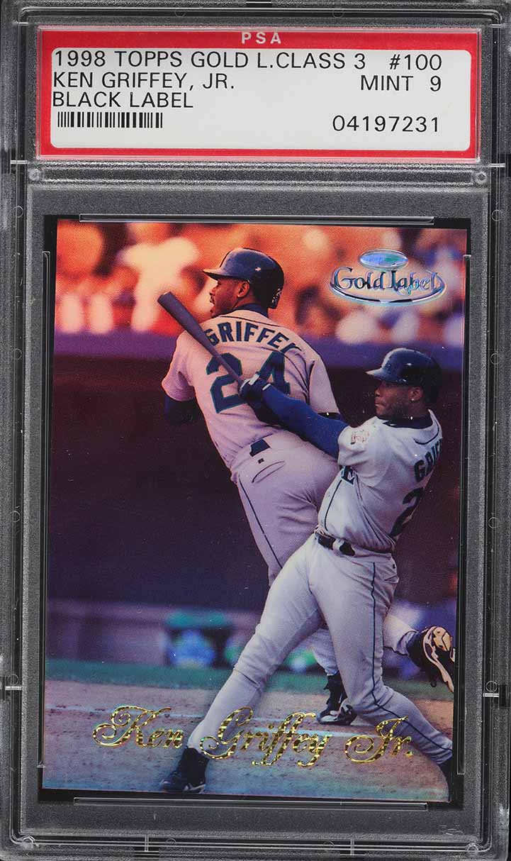 1998 Topps Gold Label Class 3 Black Ken Griffey Jr. #100 PSA 9 