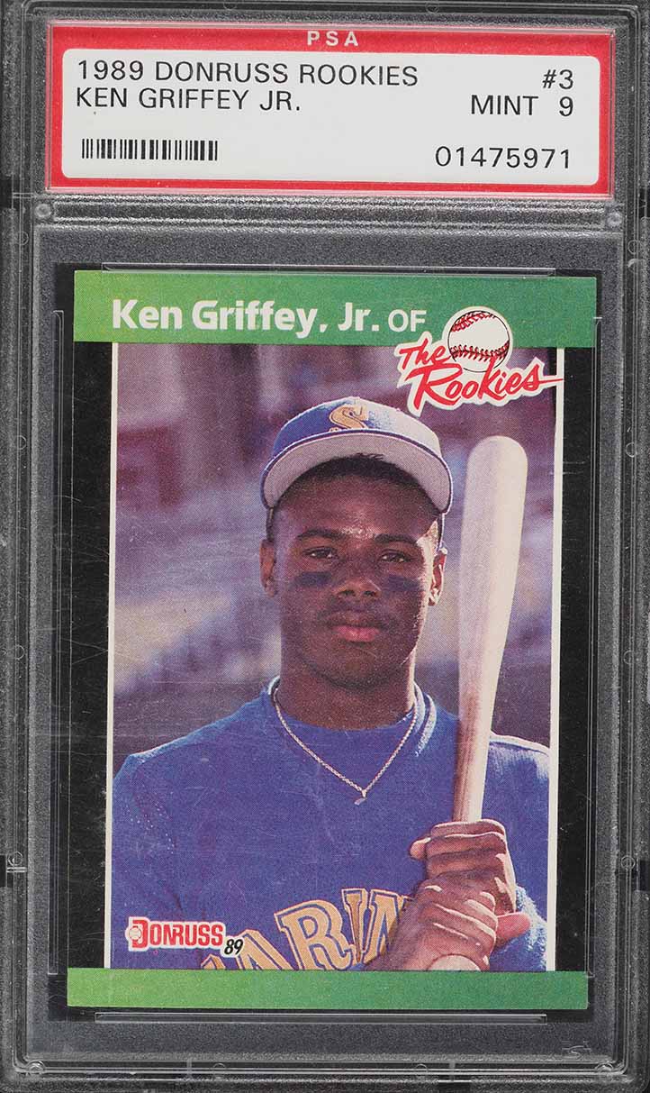 1989 Donruss The Rookies Ken Griffey Jr. ROOKIE #3 PSA 9 MINT