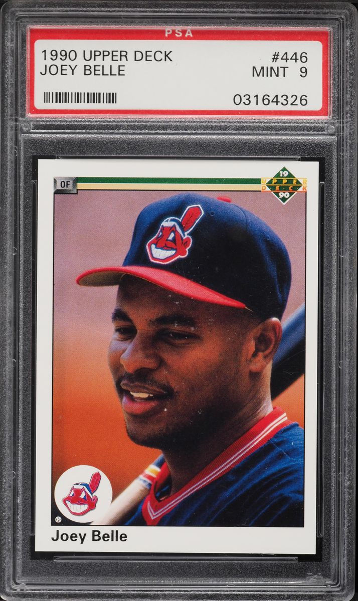 1990 Upper Deck Joey Belle ROOKIE #446 PSA 9 MINT