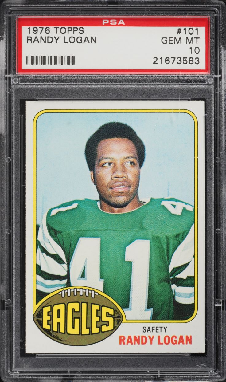 1976 Topps Football Randy Logan #101 PSA 10 GEM MINT