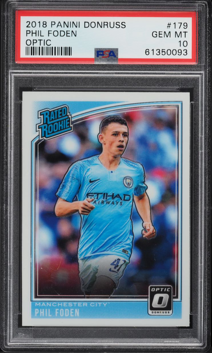 その他 2018 Phil Foden Press Proof Red Rookie 2018 Optic Phil Foden Base #179 PSA 10 | Card Ladder