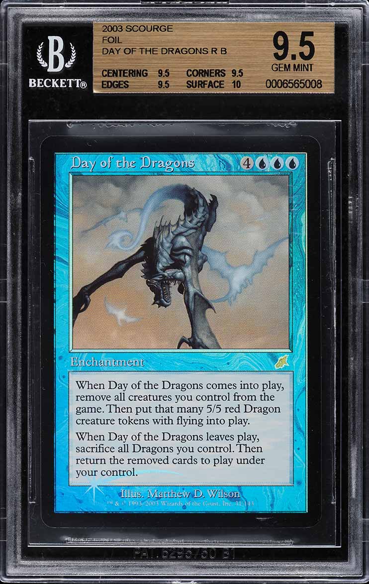 2001 Magic The Gathering MTG Seventh Edition Foil Reprocess BGS