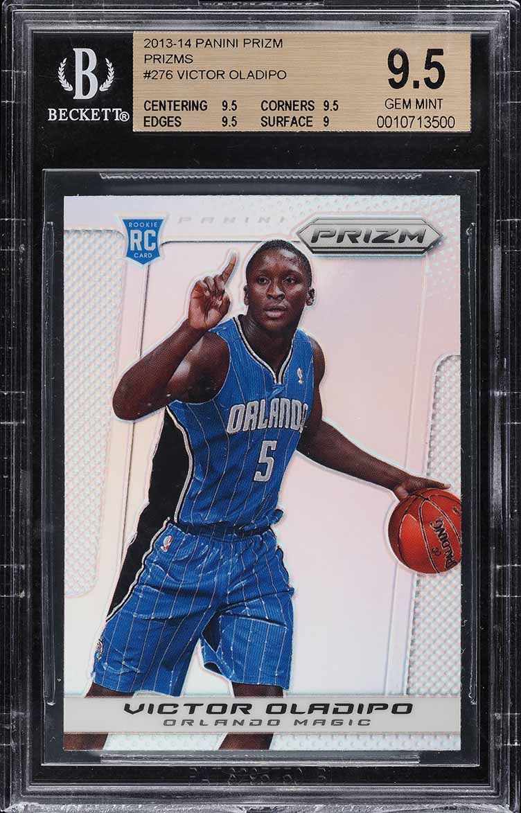 2013 Panini Prizm Silver Prizms Victor Oladipo ROOKIE #276 BGS 9.5 GEM MINT