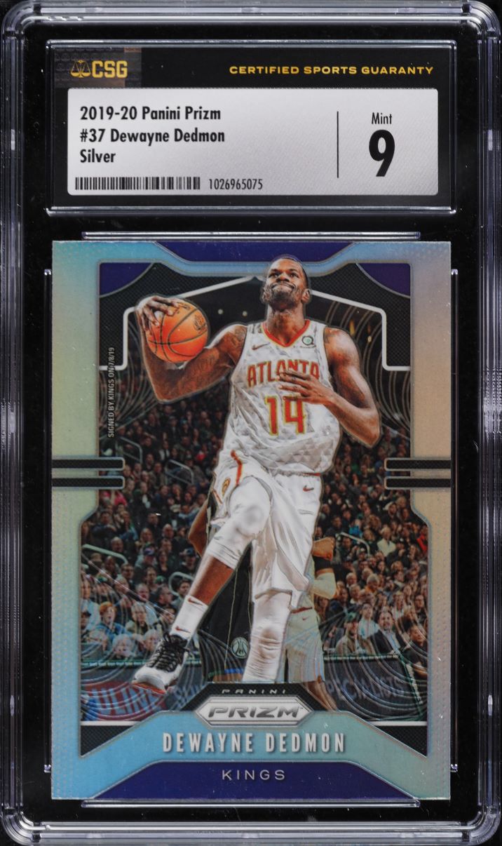 2019 Panini Prizm Silver Dewayne Dedmon #37 CSG 9 MINT
