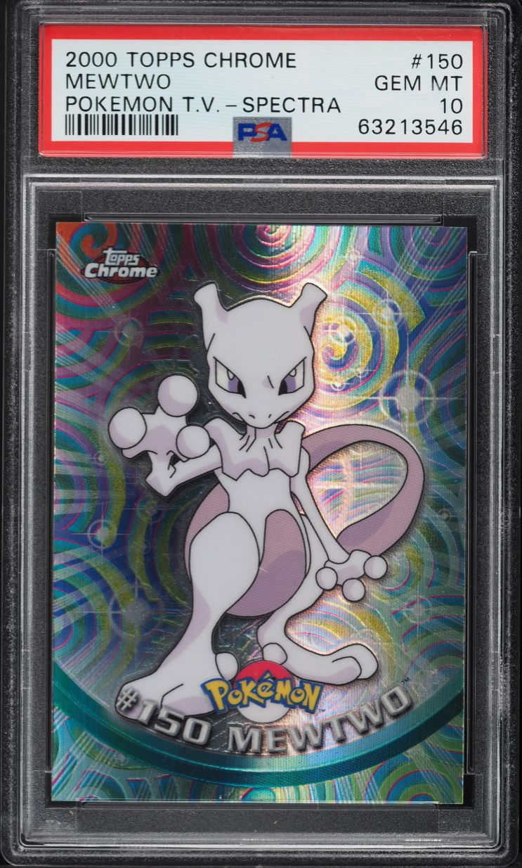 2000 Topps Chrome Pokemon Series 2 Spectra Mewtwo #150 PSA 10 GEM MINT on  Fanatics Collect