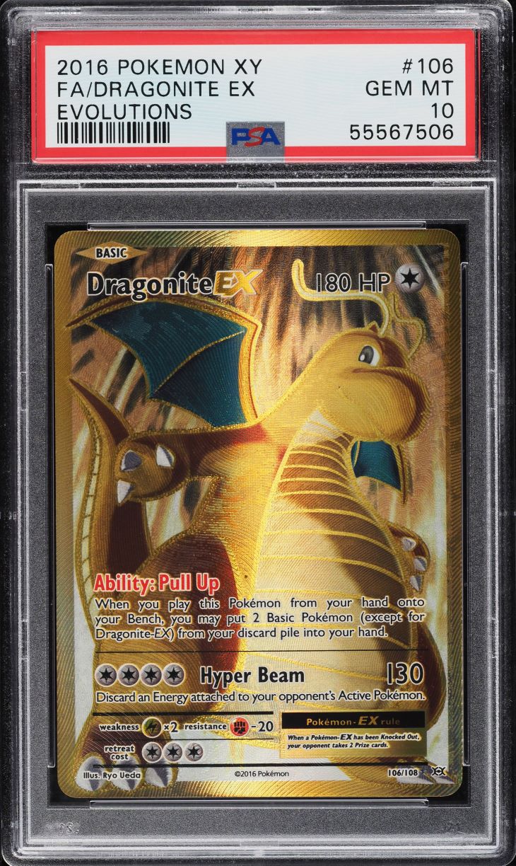 Dragonite EX (108 Full Art) #108/111 on Fanatics Collect