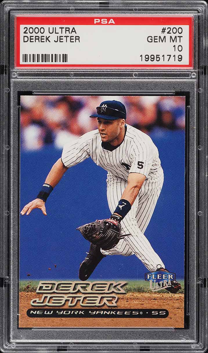 2000 Ultra Derek Jeter #200 PSA 10 GEM MINT