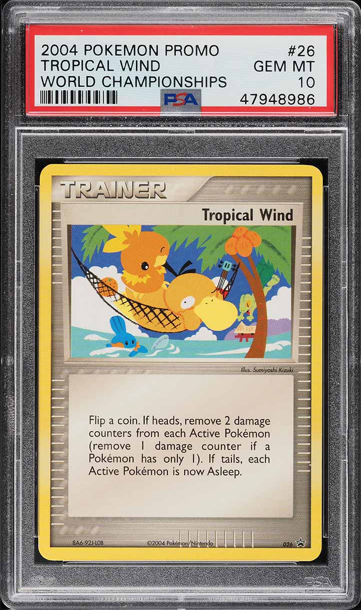 2004 Pokemon World Championships Promo Tropical Wind #26 PSA 10 GEM MINT