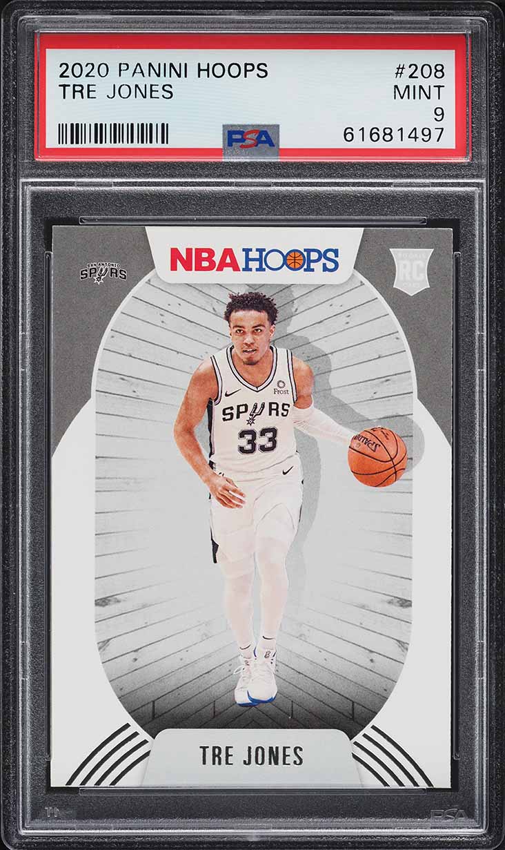 2020 Hoops Tre Jones ROOKIE #208 PSA 9 MINT