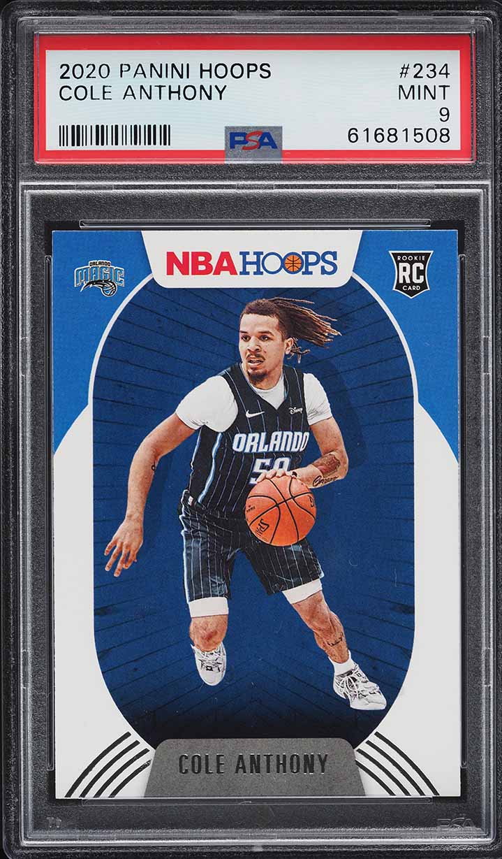 2020 Hoops Cole Anthony ROOKIE #234 PSA 9 MINT