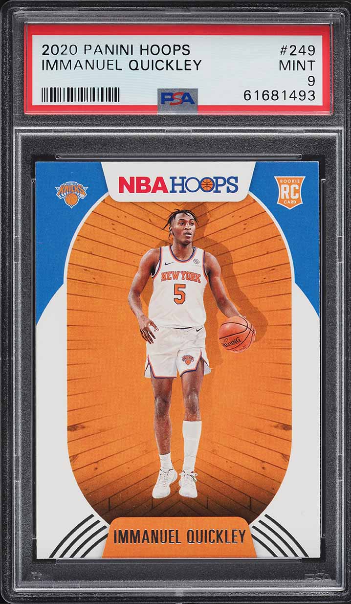 2020 Hoops Immanuel Quickley ROOKIE #249 PSA 9 MINT