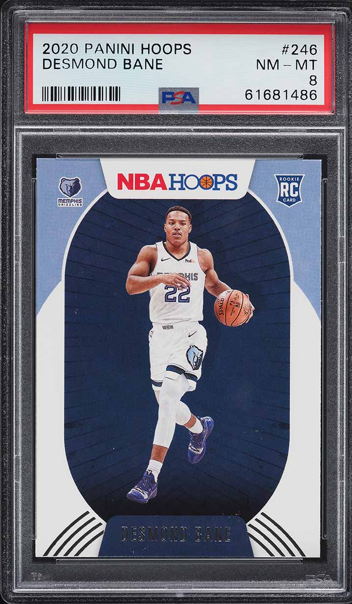 2020 Hoops Desmond Bane ROOKIE #246 PSA 8 NM-MT