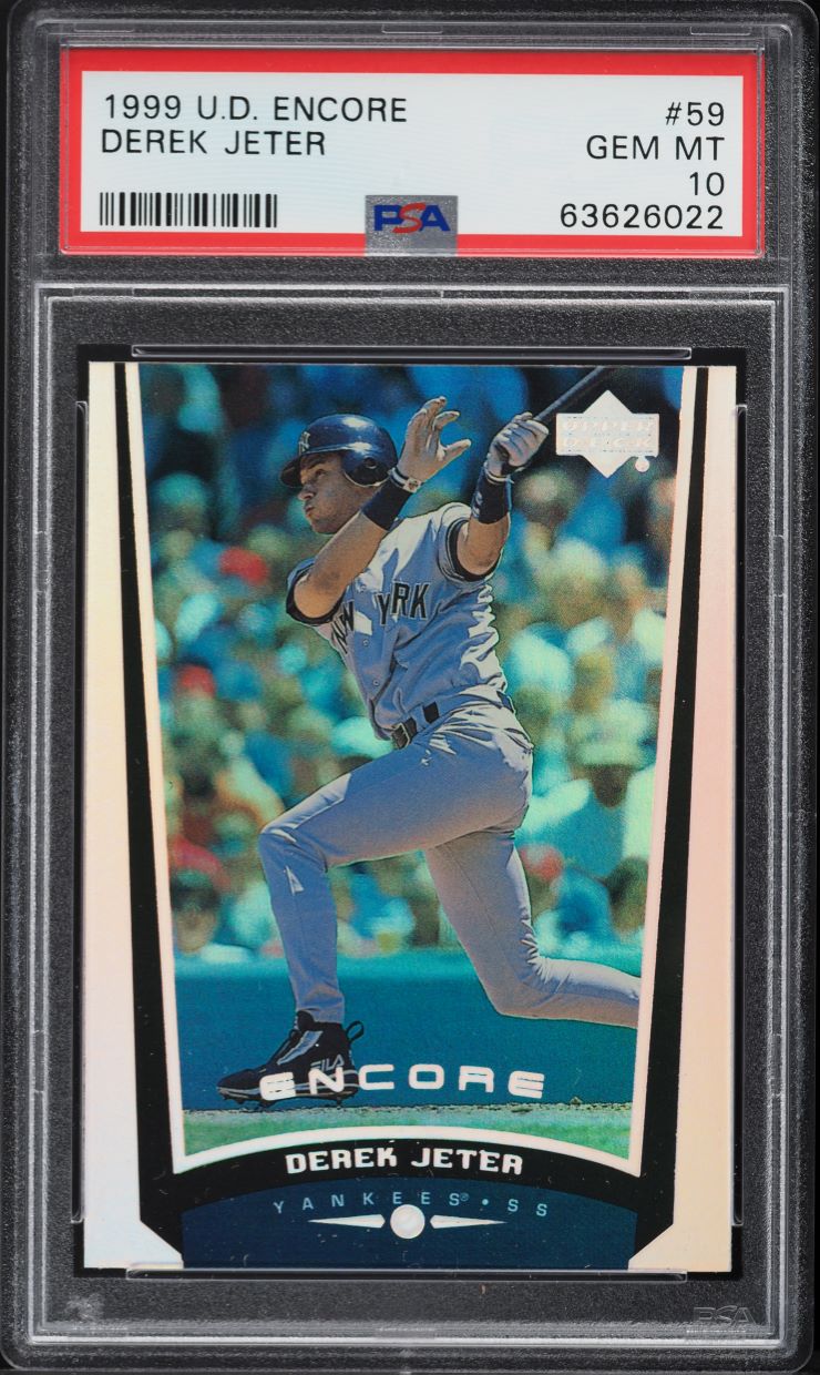 1999 Upper Deck Encore Derek Jeter #59 PSA 10 GEM MINT