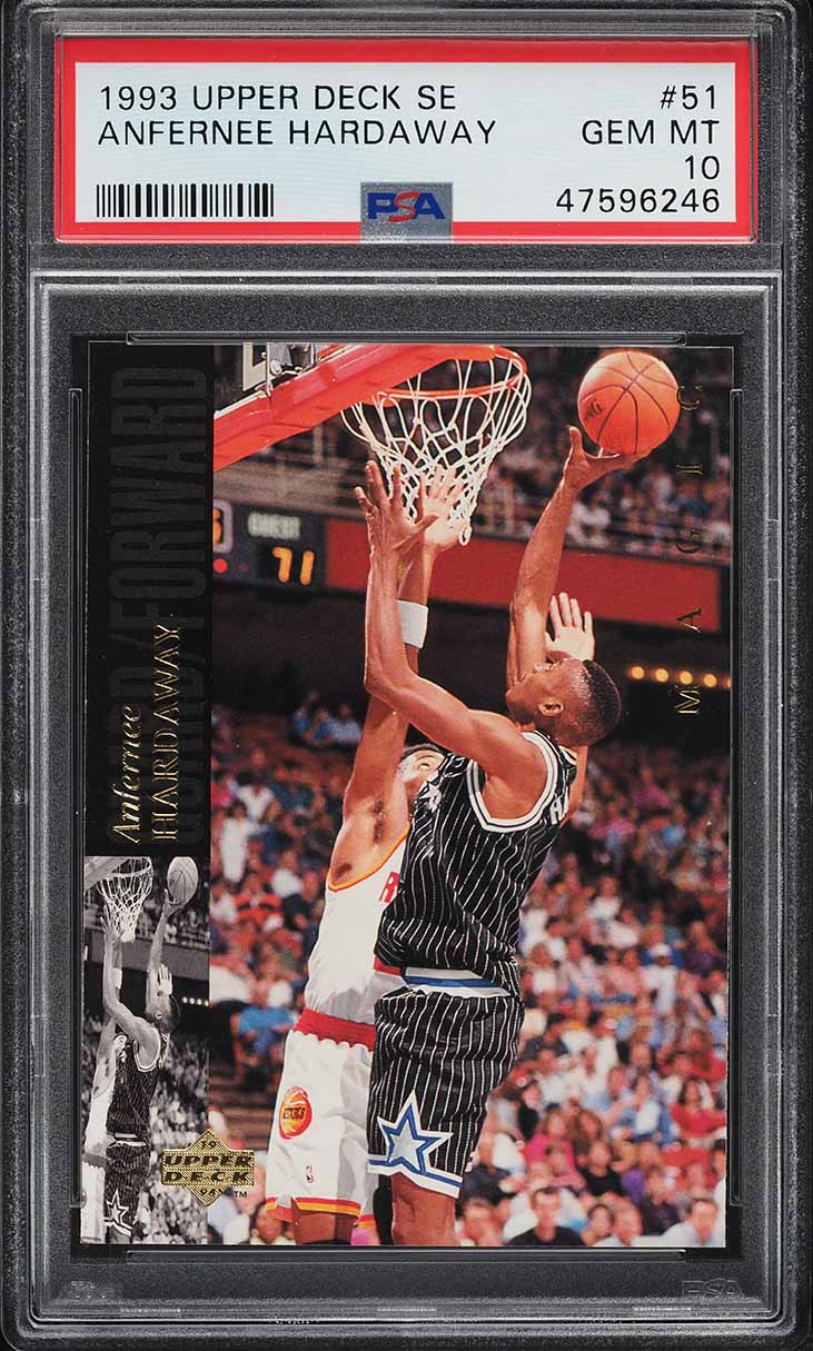 1993 Upper Deck SE Anfernee Hardaway ROOKIE #51 PSA 10 GEM MINT